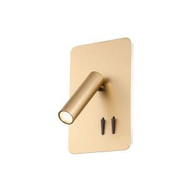   REDO 01-2980 Fali lámpa QUDA AP  SQ LONG LED 1x6W+1x3W 3000K GD (5.1.2)