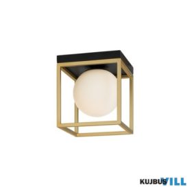   REDO 01-3053 ZODIAC Fali lámpa 1 x max 28W  matt fekete, sárgaréz