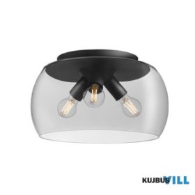   REDO 01-3065 CROMA Mennyezeti lámpa 3 x max 42W  fekete, füst szín