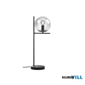   REDO 01-3073 BOLDY Asztali lámpa 1 x max 28W  fekete, füst szín