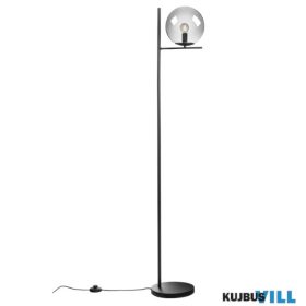   REDO 01-3074 BOLDY Álló lámpa 1 x max 28W  fekete, füst szín