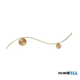 REDO 01-3112 WAVE Fali lámpa 11W 3000K sárgaréz