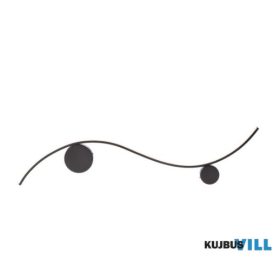 REDO 01-3113 WAVE Fali lámpa 11W 3000K matt fekete