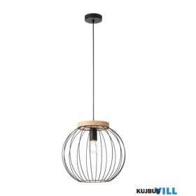   REDO 01-3136 TRELLIS Függeszték 1 x max 42W  matt fekete, barna