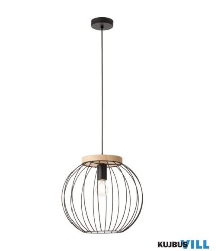 REDO 01-3136 TRELLIS Függeszték 1 x max 42W  matt fekete, barna