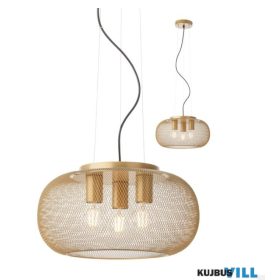 REDO 01-3140 CROKET Függeszték 3 x max 42W  matt arany