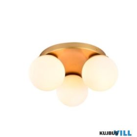   REDO 01-3149 BOWLING Mennyezeti lámpa 3 x max 42W  matt arany, fehér