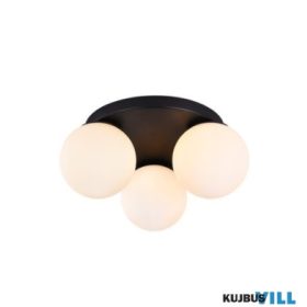   REDO 01-3150 BOWLING Mennyezeti lámpa 3 x max 42W  matt fekete, fehér