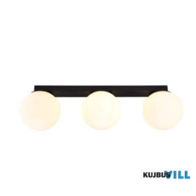   REDO 01-3152 BOWLING Fali lámpa 3 x max 42W  matt fekete, fehér