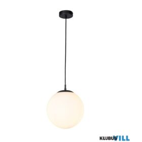   REDO 01-3154 BOWLING Függeszték 1 x max 42W  matt fekete, fehér