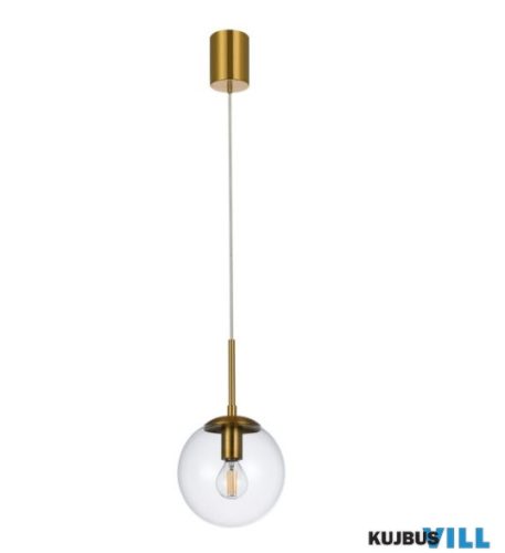 REDO 01-3163 GLOBAL Függeszték 1 x max 28W  sárgaréz