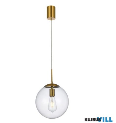 REDO 01-3167 GLOBAL Függeszték 1 x max 42W  sárgaréz