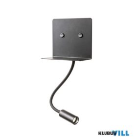 REDO 01-3211 MOKA Fali lámpa 6W + 3W 3000K matt fekete