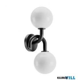   REDO 01-3255 Fali lámpa CONFUSIO AP 2x28W E14 MATT BLACK (5.1.1)