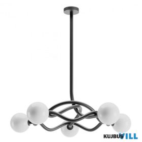   REDO 01-3259 Függeszték CONFUSIO SU 5x28W E14 MATT BLACK (4.1.1)