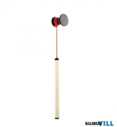 REDO 01-3362 SWING Fali lámpa 9W 3000K-4000K matt fekete, piros