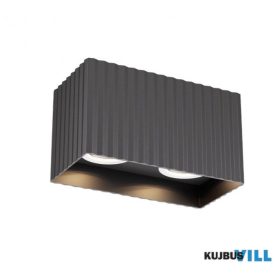   REDO 01-3412 Mennyezeti lámpa DELPHI PL 2X7W  GU10 H91 SBK(5.1.1)