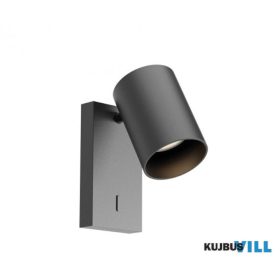   REDO 01-3421 Fali lámpa CORINTH AP 1X7W GU10 H100 SBK(5.1.1)