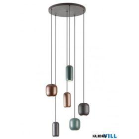   REDO 01-3482 BOOM Függeszték 6 x 10W  matt fekete, matt barna, matt zöld