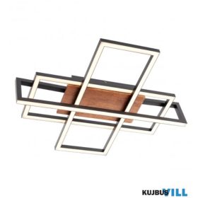   REDO 01-3493 MIKURA Mennyezeti lámpa 35.5W 3000K matt fekete, natúr fa