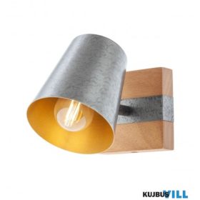 REDO 01-3494 OAKER Fali lámpa 1 x 28W  antik ezüst, barna