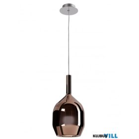   REDO 01-3636 TRESOR Függeszték 1 x 42W  króm, tükrözött réz