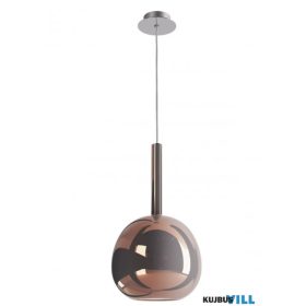   REDO 01-3643 TRESOR Függeszték 1 x 42W  króm, tükrözött réz