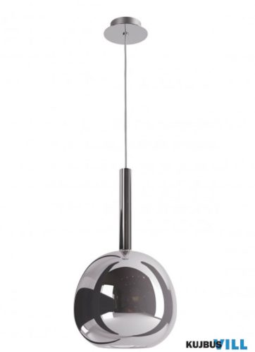 REDO 01-3644 TRESOR Függeszték 1 x 42W  króm, tükrözött füstszín