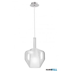 REDO 01-3645 TRESOR Függeszték 1 x 42W  króm, átlátszó