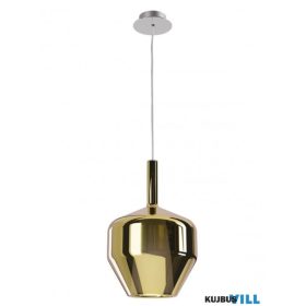   REDO 01-3646 TRESOR Függeszték 1 x 42W  króm, tükrözött arany