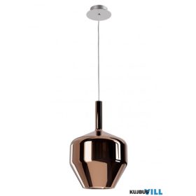   REDO 01-3650 TRESOR Függeszték 1 x 42W  króm, tükrözött réz