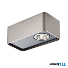   REDO 01-3687 Mennyezeti lámpa YUKI PL LED 6.2W 3000K FOGGY NICKEL/BK (5.1.2)