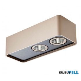   REDO 01-3690 Mennyezeti lámpa YUKI PL LED 10W 3000K L50 SILVER COFFEE/BK (5.1.2)