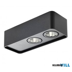   REDO 01-3692 Mennyezeti lámpa YUKI PL LED 10W 3000K L50 BK (5.1.2)