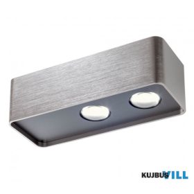   REDO 01-3695 Fali lámpa YUKI AP LED 10W 3000K L55 FOGGY NICKEL/BK (5.1.2)