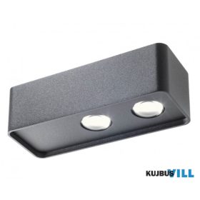   REDO 01-3696 Fali lámpa YUKI AP LED 10W 3000K L55 BK (5.1.2)