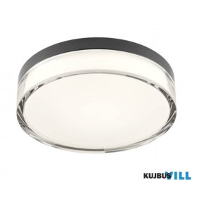   REDO 01-3735 Mennyezeti lámpa FRISBI PL LED 12W 3000K/4000K D230 IP44  BK(5.1.2)
