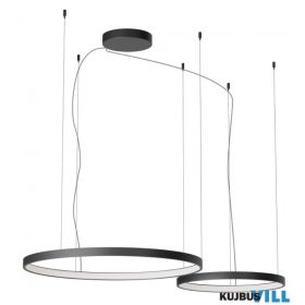   REDO 01-3881 Függeszték ORION SU LED D500+750 98W CCT 2700/3000/4000K BK (4.1.2) (RD)