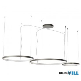   REDO 01-3884 Függeszték ORION SU LED D500+750+1000 176W CCT 2700/3000/4000K FOGGY NICKEL(4.1.2) (RD