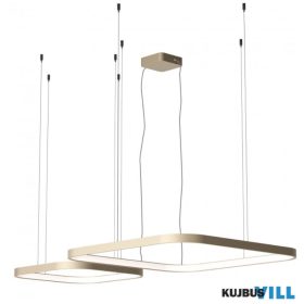   REDO 01-3899 DALI Függeszték ORION SU LED 500+750 96W CCT 2700/3000/4000K SILVER COFFEE(4.1.2) (SQ)DALI