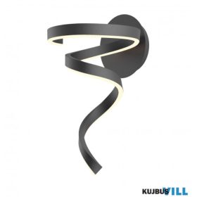   REDO 01-4006 Fali lámpa SCROLL AP LED 15W CCT 3000K/4000K/6000K SBK (5.1.2)