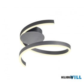   REDO 01-4009 Mennyezeti lámpa SCROLL PL LED 27W CCT 3000K/4000K/6000K D400 SBK (5.1.2)