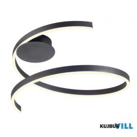   REDO 01-4012 Mennyezeti lámpa SCROLL PL LED 38W CCT 3000K/4000K/6000K D600 SBK (4.1.2)