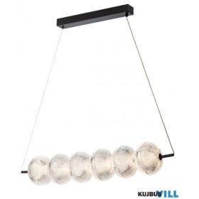   REDO 01-4026 VENTURA Függeszték 36W 3000K matt fekete, átlátszó