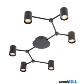 REDO 01-4048 WEBB Mennyezeti lámpa 6x max 10W  matt fekete