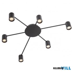 REDO 01-4052 NOA Mennyezeti lámpa 6X10W  matt fekete