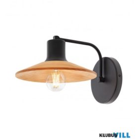 REDO 01-4053 FRESNO Fali lámpa 1 x 42W  matt fekete, barna