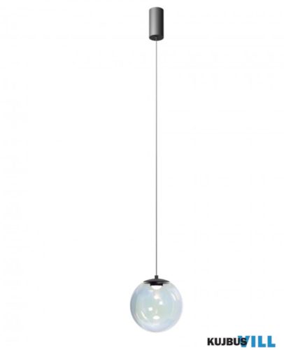 REDO 01-4082 IRIDES Függeszték 7W 2700K matt fekete, színes