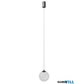   REDO 01-4086 Függeszték IRIDES SU LED 5W 2700K SBK/TRANSPARENT(5.1.2)