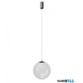   REDO 01-4089 Függeszték IRIDES SU LED 12W 2700K SBK/TRANSPARENT(5.1.2)